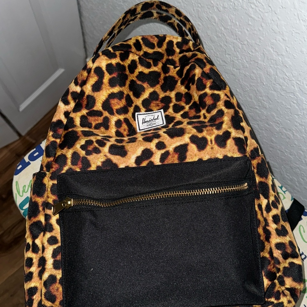 Herschel Supply Co.® Nova Sprout Diaper Laptop Backpack Leopard Cheetah